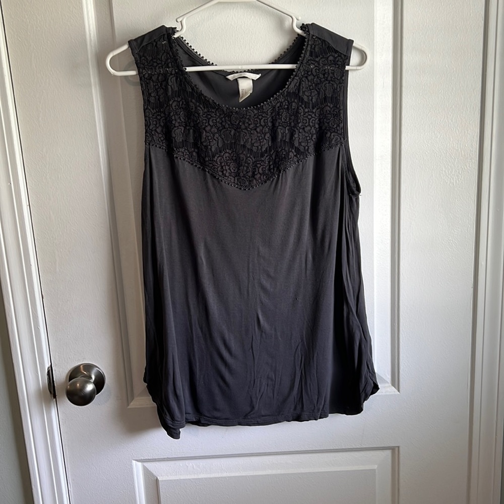 Grey H&M tank top. Size large